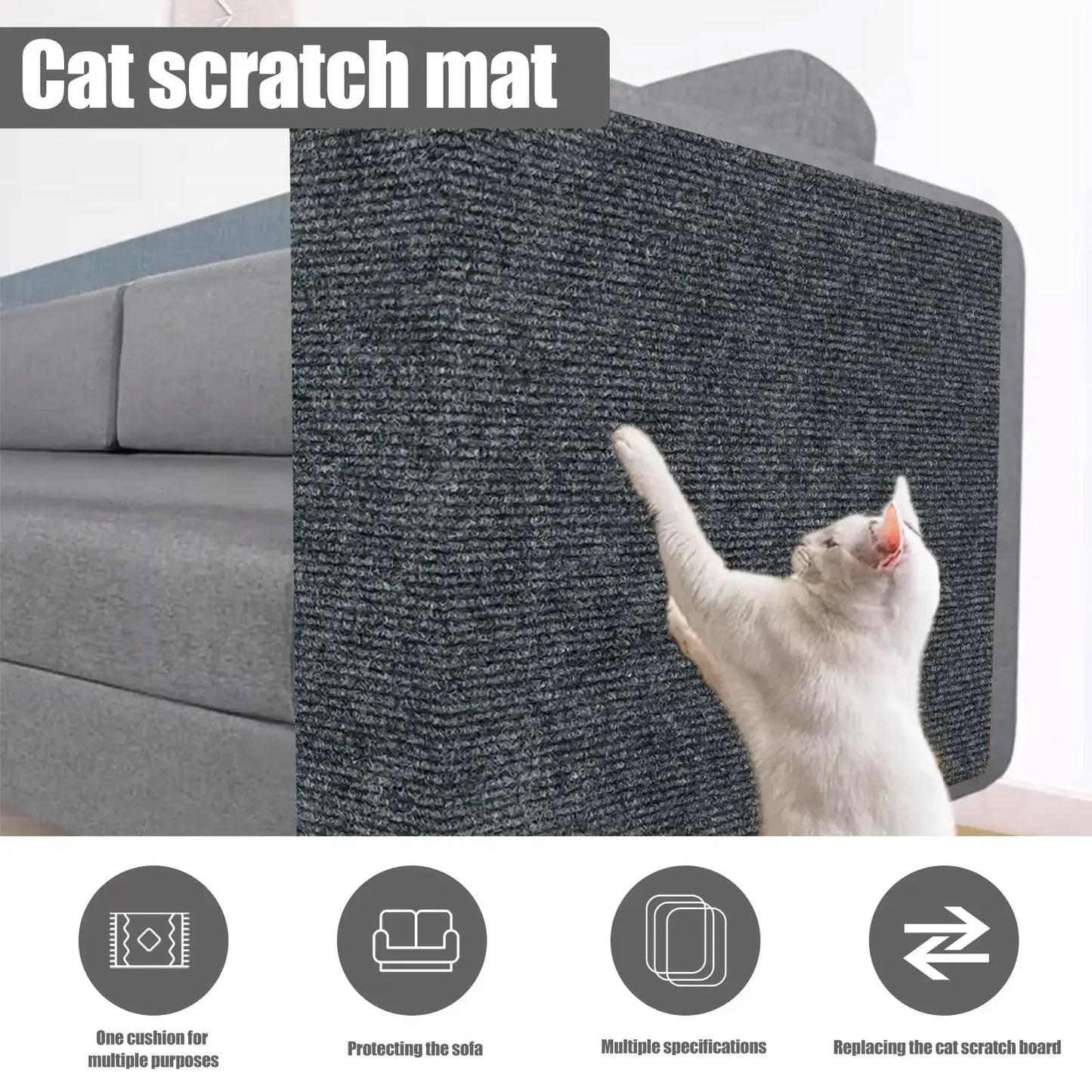 Elegant Sofa Shield - The Chic Solution to Cat Scratches!