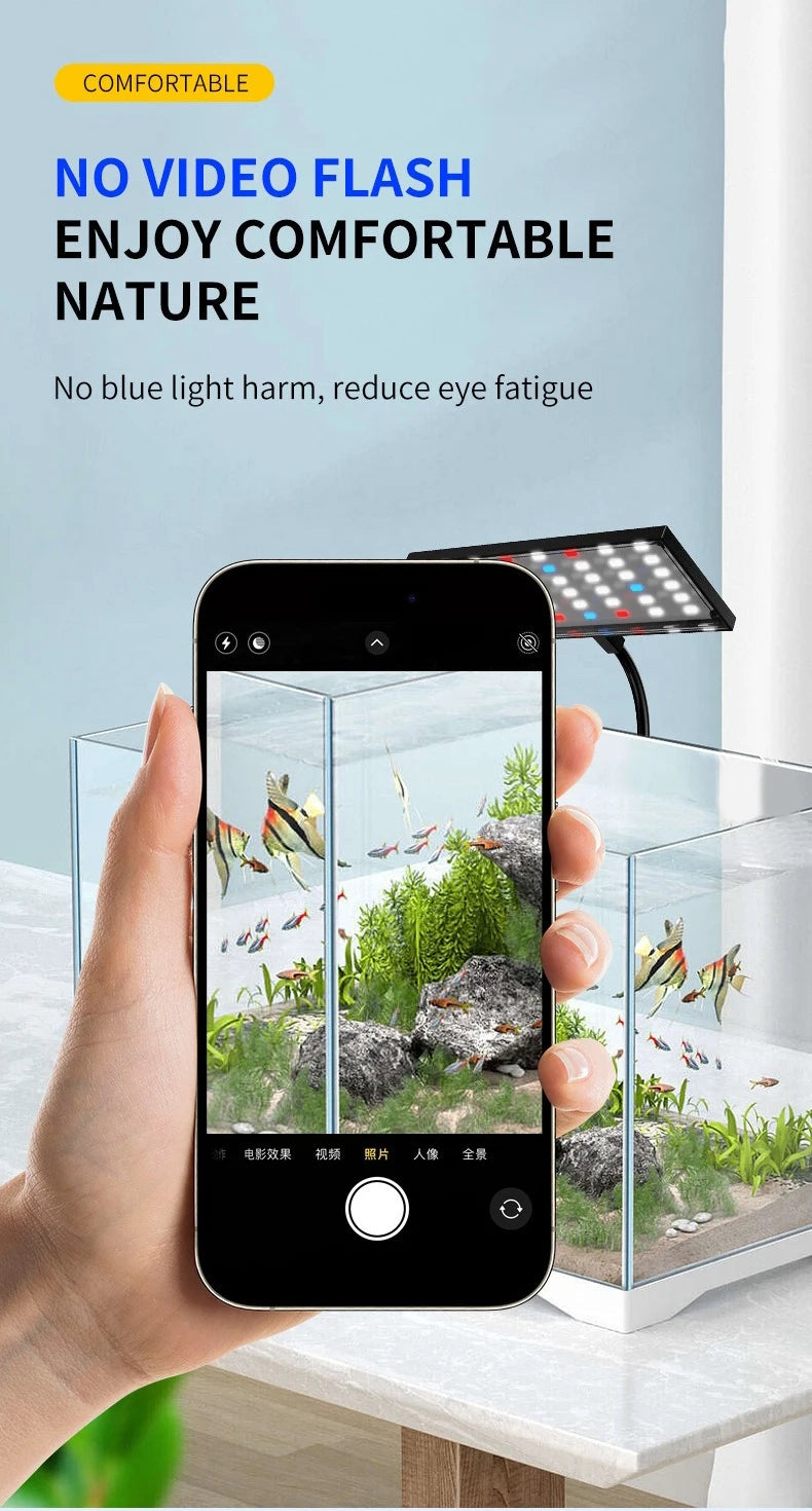 Super Bright USB LED Aquarium Light – Full Spectrum for Fish Tanks & Aquatic Plant Lamp