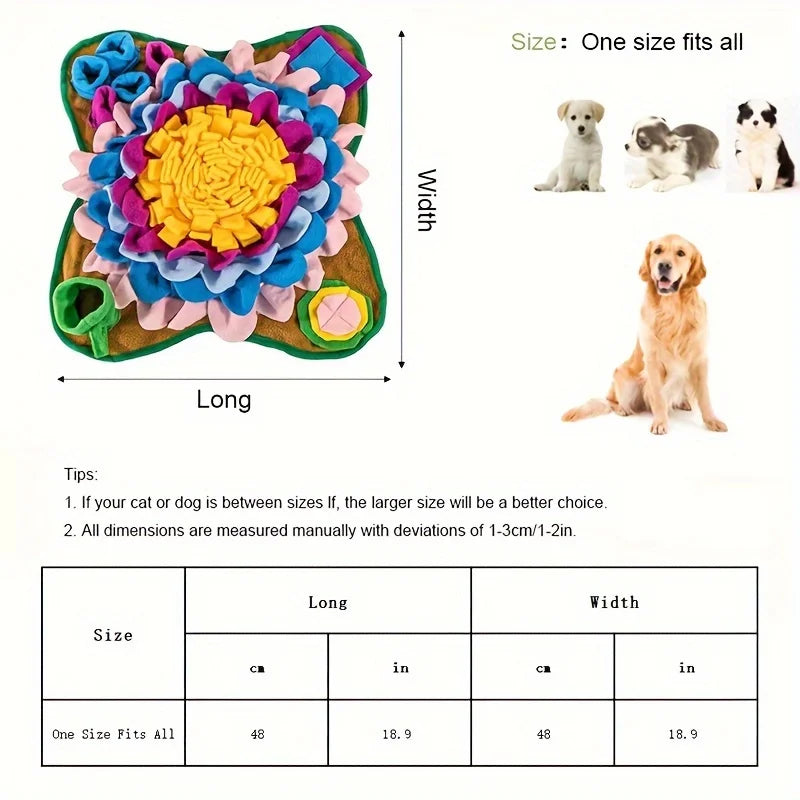 Dog Snuffle Mat for Training & Feeding