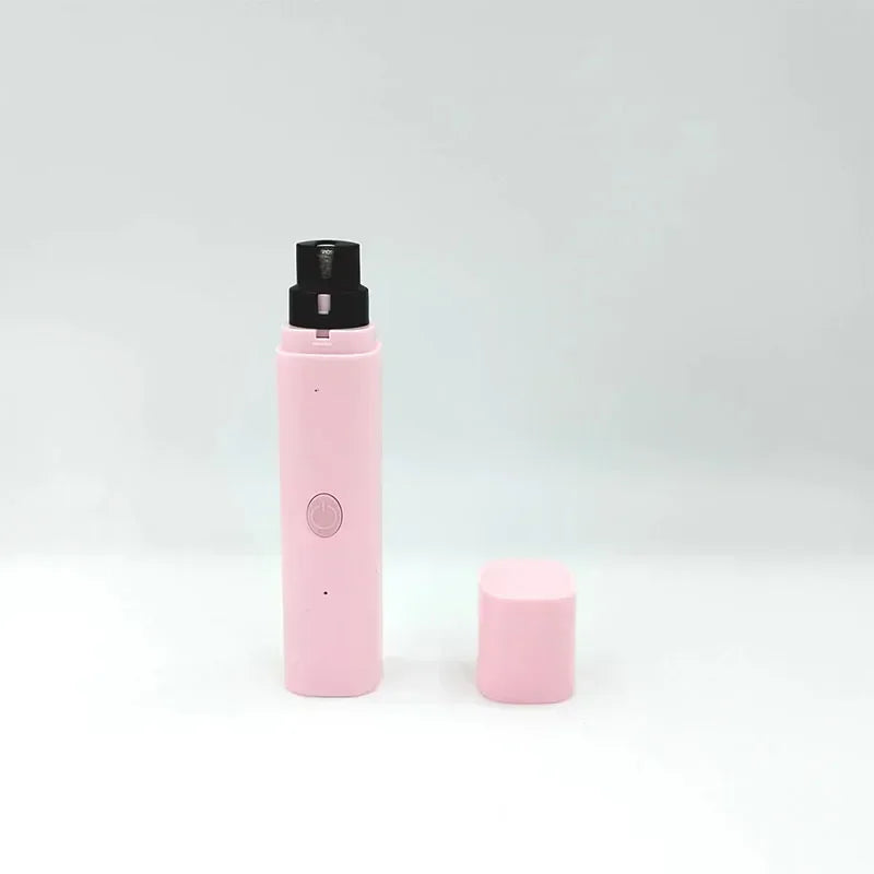 Electric Pet Nail Grinder with LED Light – USB Rechargeable, Low-Noise Dog & Cat Nail Clipper