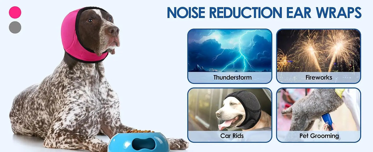 Dog Ears & Head Cover – Waterproof Noise-Reducing Pet Headscarf