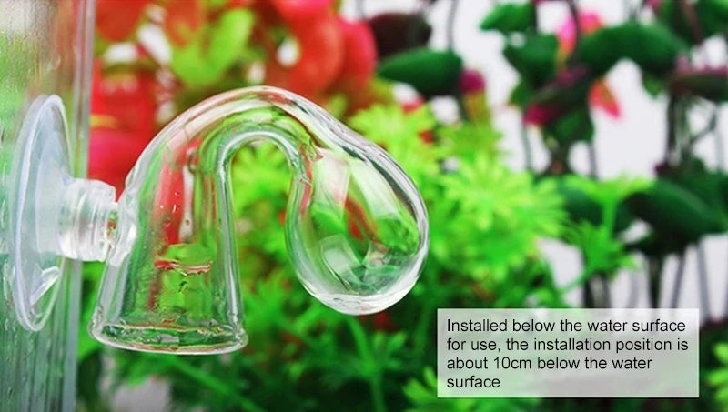 Aquarium CO2 Indicator Liquid – Glass Drop Checker for Plants, Grass, and Fish Tank