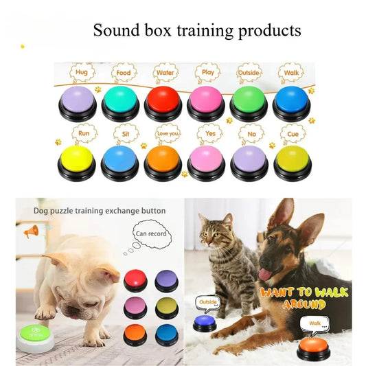 Pet Training Voice Recording Buttons