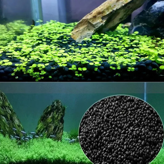 Black Aquarium Gravel Substrate (100g) – Long-Lasting Fertile Gravel for Aquascaping & Fish Tank Decoration