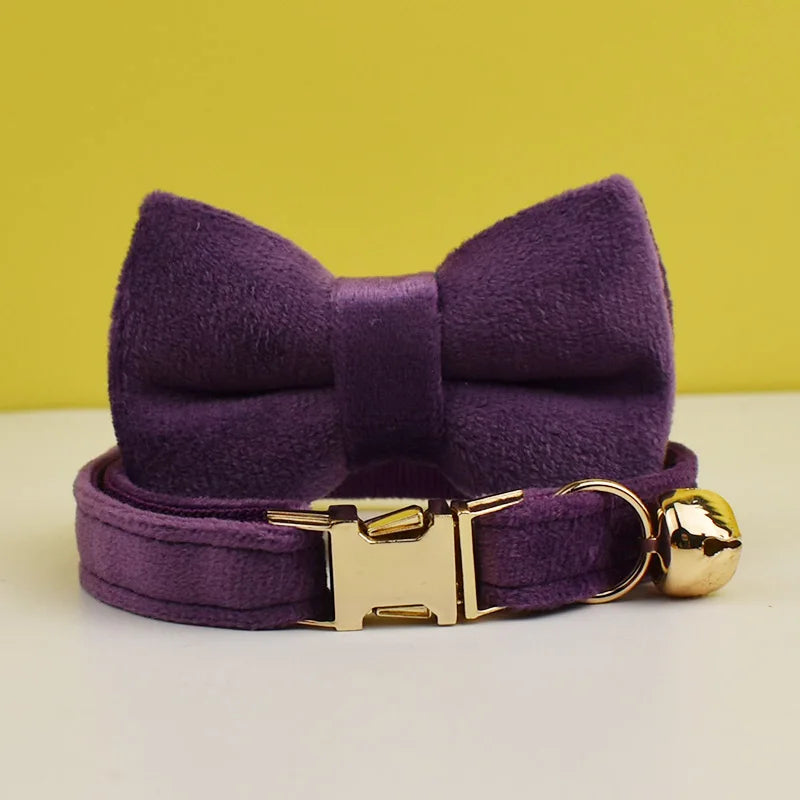 Velvet Cat Collar