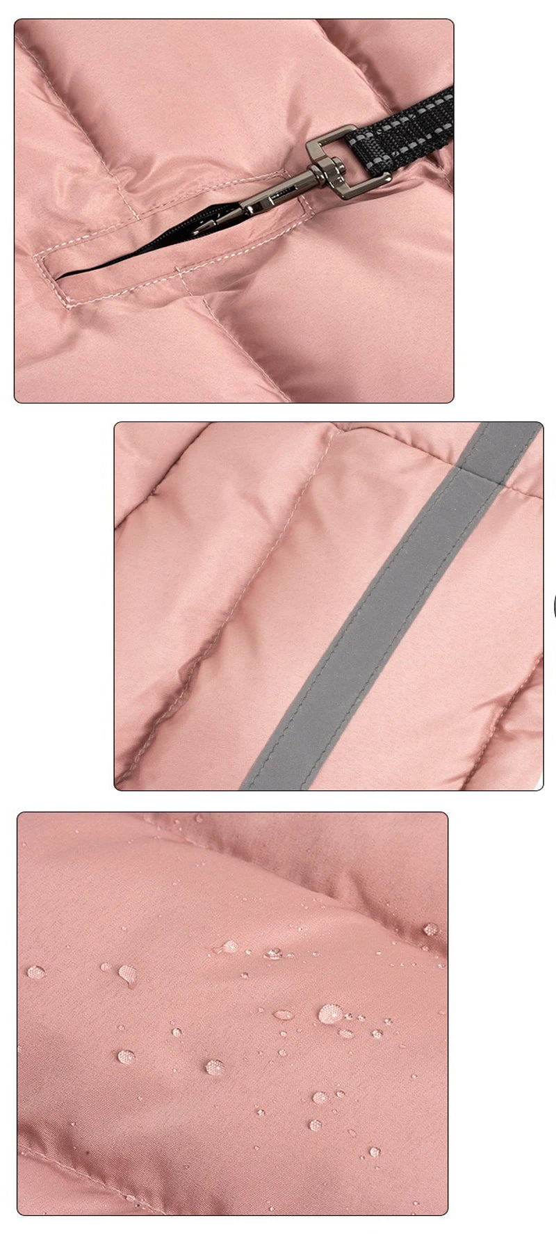 Reflective Waterproof Winter Dog Coat – Warm Fleece Padded Vest