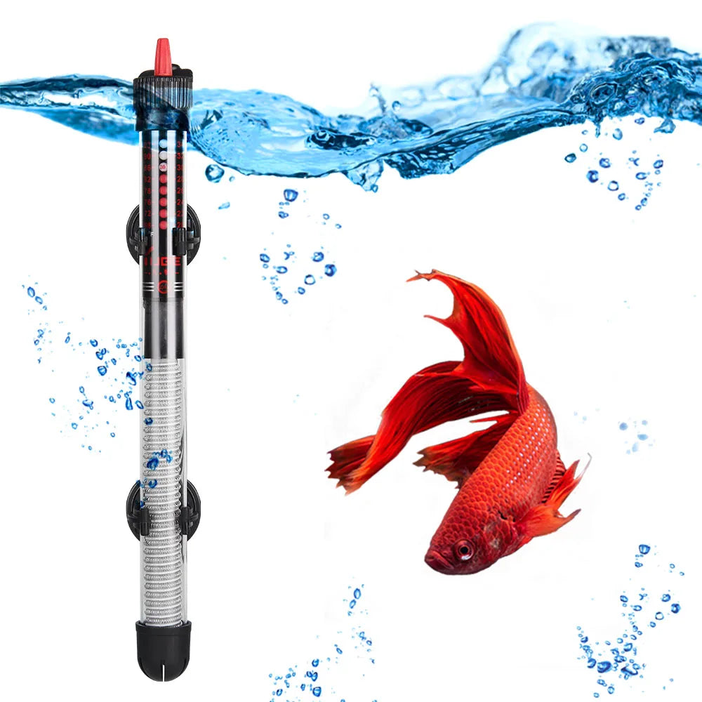 Adjustable Aquarium Heater -  Submersible Thermostat Heater Rod for Fish Tanks