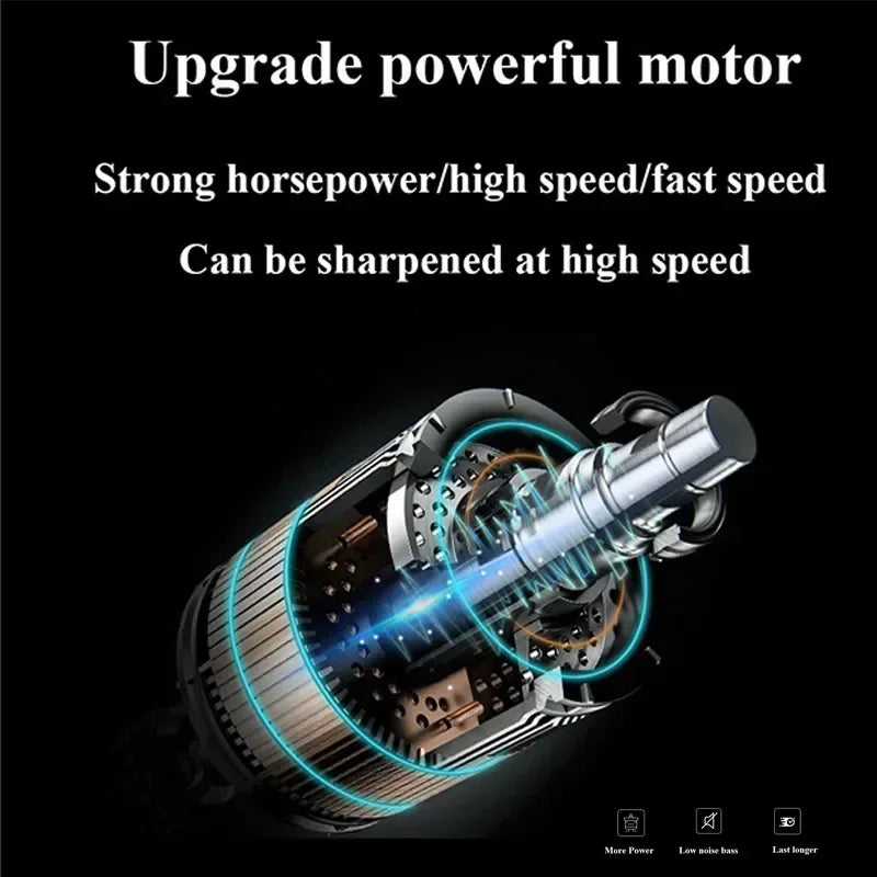 Electric Pet Nail Grinder with LED Light – USB Rechargeable, Low-Noise Dog & Cat Nail Clipper