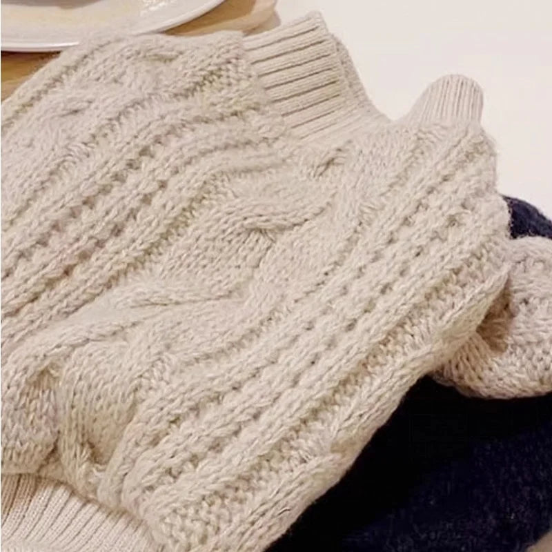 Winter Knit Dog & Cat Sweater with Turtleneck