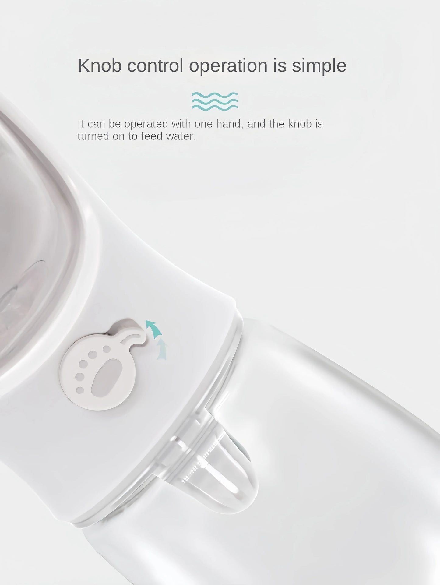 Portable Dog & Cat Water Bottle with Food Storage – Travel Pet Drinking Kettle