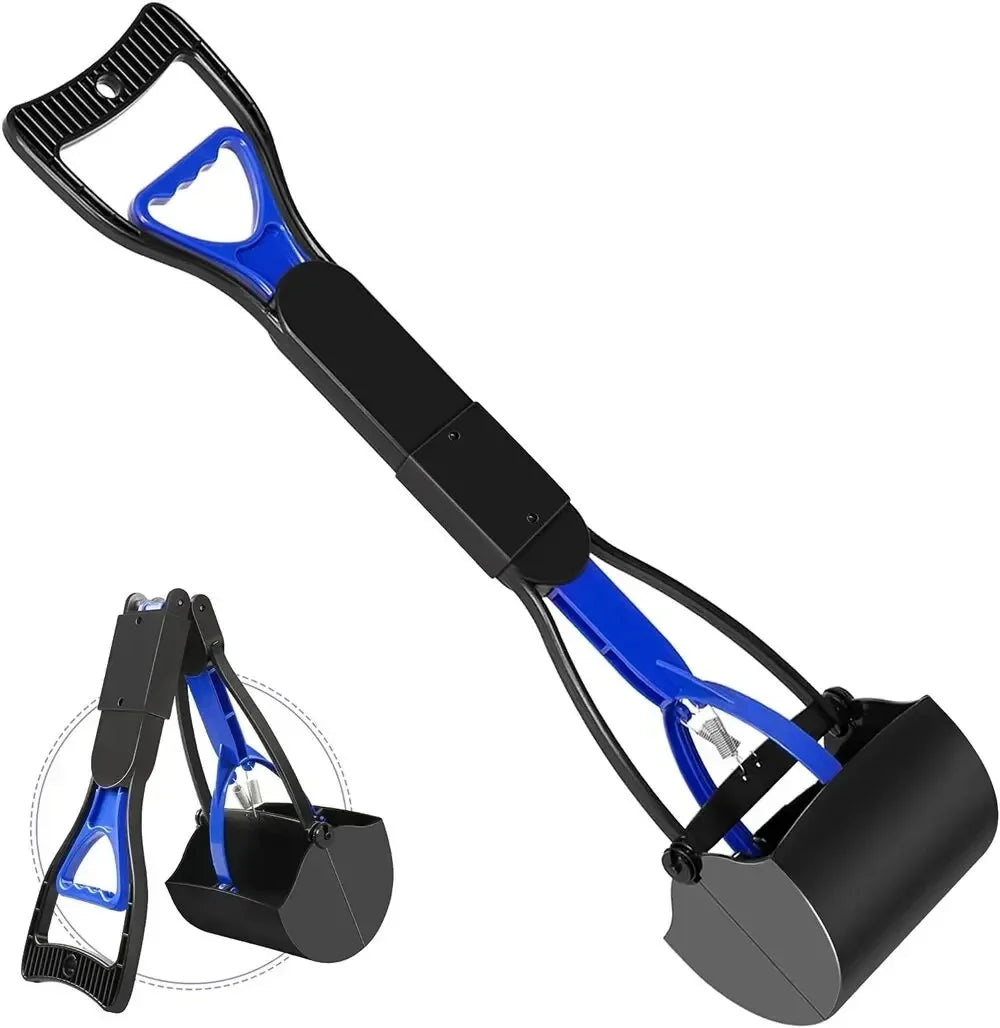 Foldable Dog Pooper Scooper with Long Handle