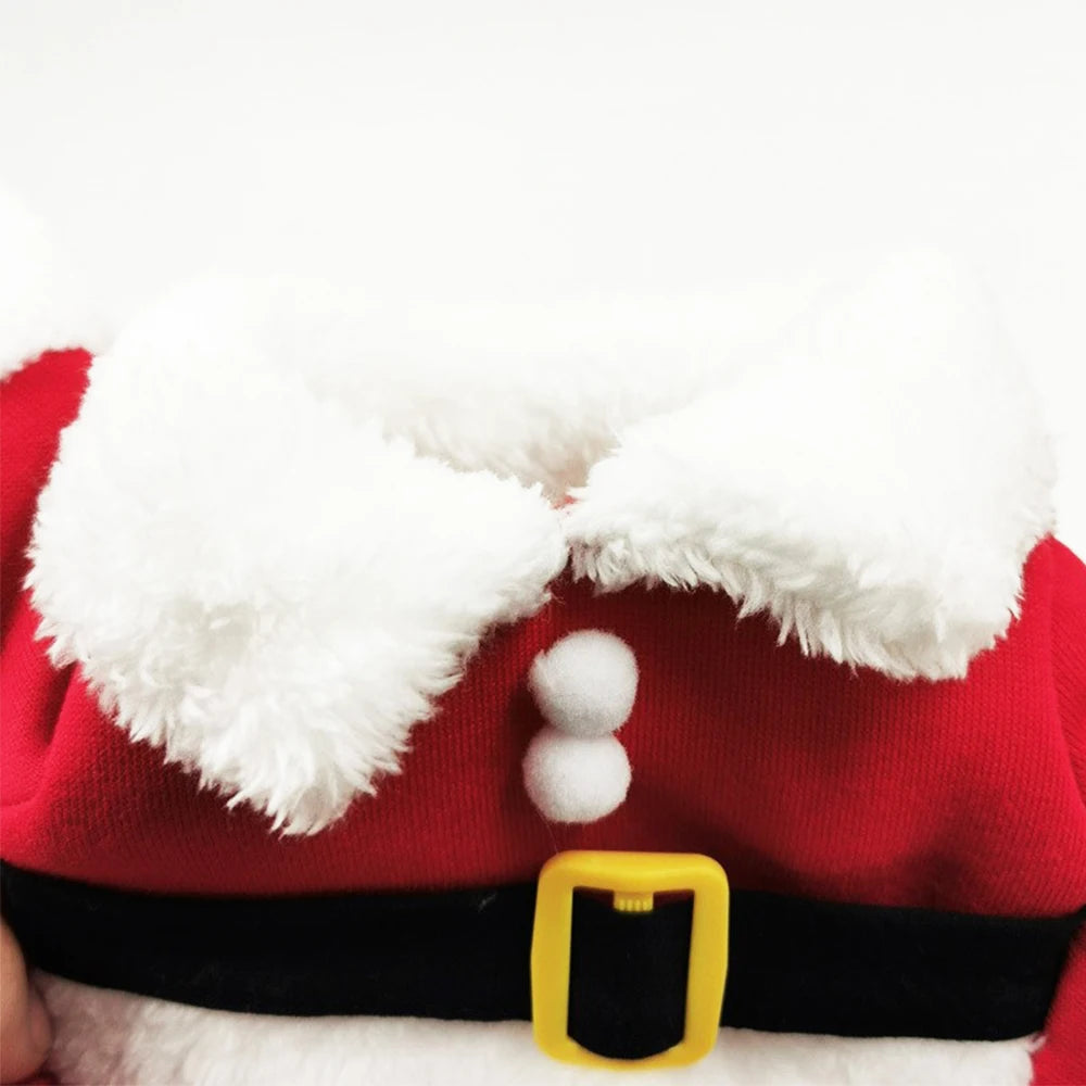 Christmas Pet Costume – Cute Cat & Dog Santa Outfit
