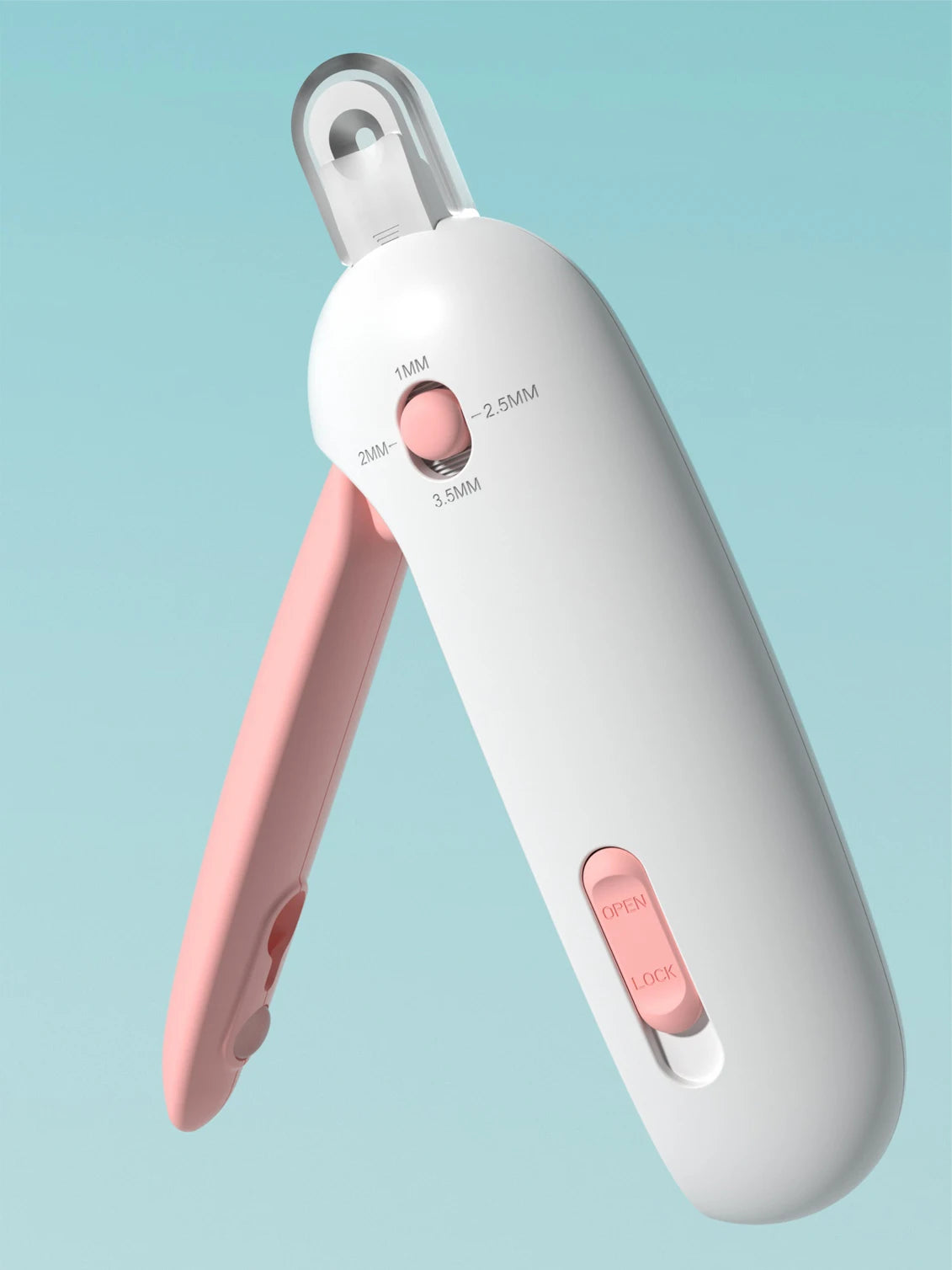 Pet Nail Clippers with Adjustable Hole – Safe Anti-Overcut Cat & Dog Trimmer