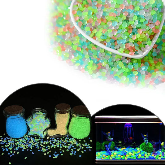 Luminous Glow Sand (1000 Pcs) – Light-Absorbing Decorative Sand