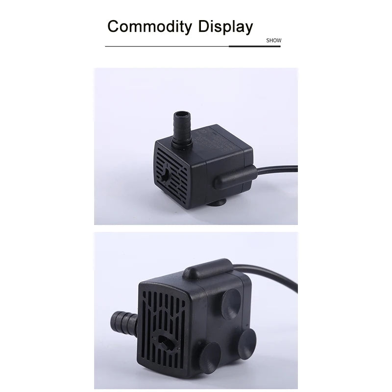 Ultra Quiet USB Aquarium Pump – Mini Fish Tank & Dog / Cat Water Fountain