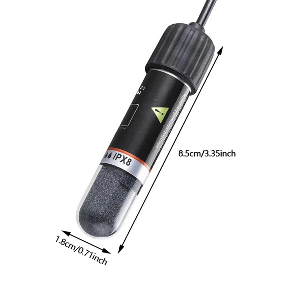 USB Mini Aquarium Heater  –  Constant Temperature Submersible Thermostat Heater Rod for Small Fish Tanks